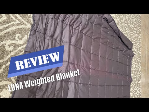 Review LUNA Weighted Blanket 2023