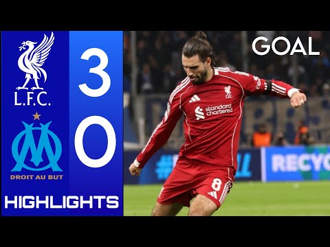 Marseille vs Liverpool 0-3 – Highlights | Szoboszlai Magic & Gakpo Strike | UCL 2025/26📝 