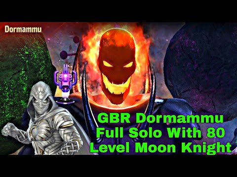 Moon Knight 80 Level Full Solo GBR Dormammu With New Uniform - Marvel Future Fight