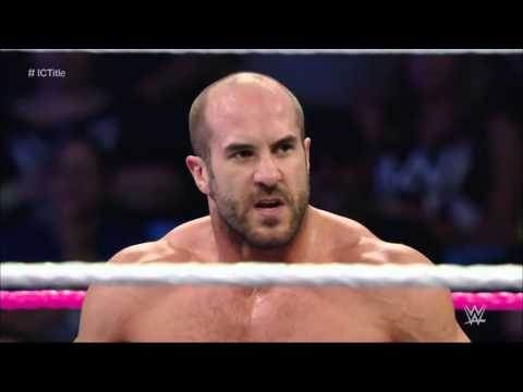 WWE Dolph Ziggler vs. Cesaro - Intercontinental Championship Match: SmackDown, Oct. 24, 2014