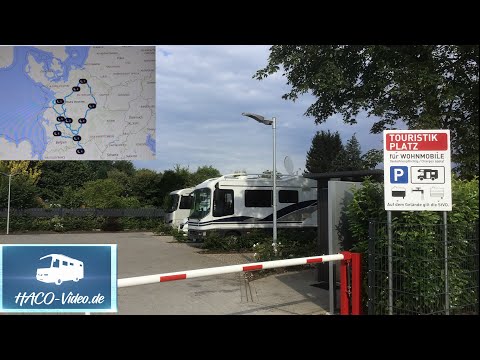 Wohnmobilstellplatz Schwerte - in Stadtnähe - gepflegter Platz - Trackiwi - Route wird aufgezeichnet