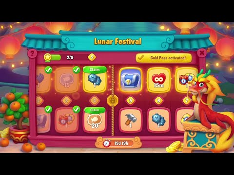 @Fishdom Hard Level 10500. Lunar Festival Event Level 4 🔓