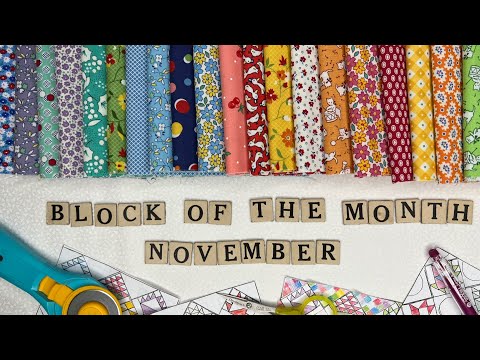 Block 11 of 12 - Our 2023 BASKET BLOCK OF THE MONTH!  See 3 color ways in two sizes; 10 & 5 inch!