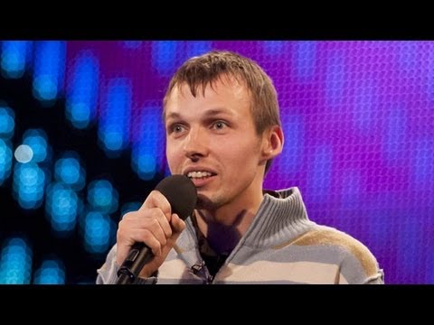 Comedian Gatis Kandis - Britain's Got Talent 2012 audition - UK version