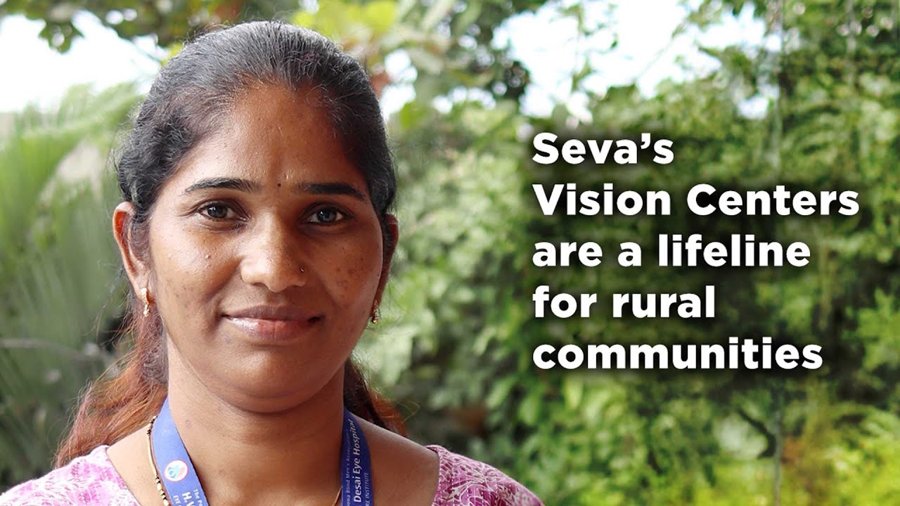 Anita is a community health worker at a Seva-sponsored Vision Center.