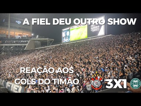 É ASSIM QUE SE COMEMORA - CORINTHIANS 3x1 CORITIBA (GOLS VISTOS DA ARQUIBANCADA)