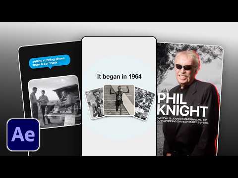 How to Edit Documentary Style Motion Reels | After Effects Tutorial