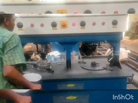 Double Die Disposable Paper Plate Machine