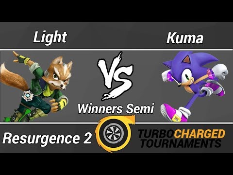 Resurgence 2 Wii U Singles (Winners Semi) - Light (Fox) vs. Kuma (Sonic)