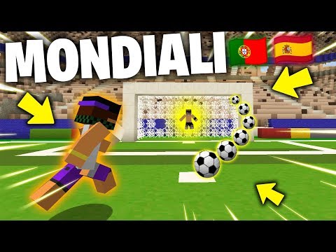 I MONDIALI DI CALCIO SU MINECRAFT ITA! - Spagna VS Portogallo