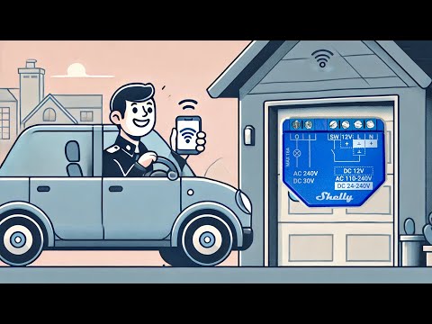 🚗 Garagentor fit fürs Smarthome machen mit Shelly 🏠