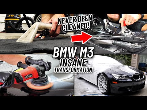 Car Detailing A BMW M3 || Car Wash, Polishing, Ceramic Coating & Full Car Interior Deep Cleaning