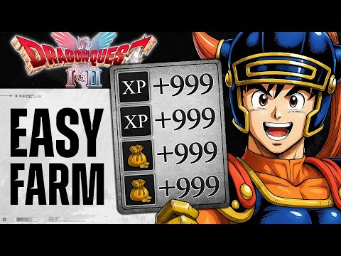 Be OVERPOWERED Early! 4 BEST Earliest Spots To Farm EXP & Level Up in Dragon Quest 1 Remake - 35K XP