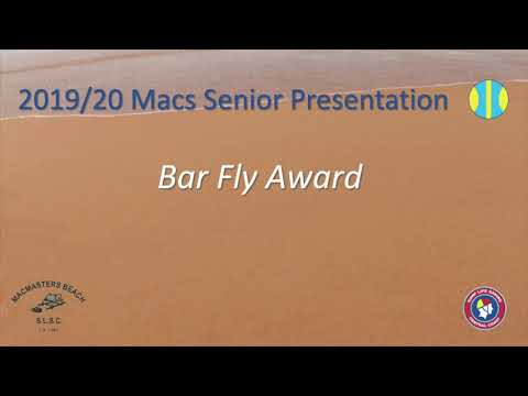 2019/20 Macs SLSC Senior Pres - Barfly Award