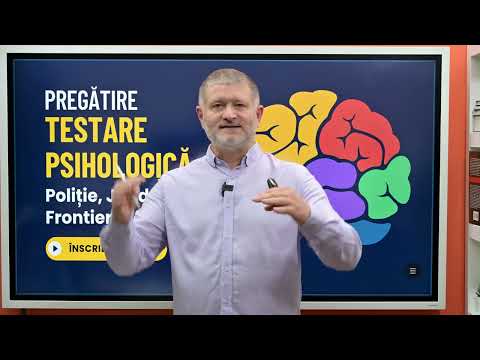 TESTE PSIHOLOGICE Admitere MAI (Poliție, Jandarmi,) ANP, MApN. Totul despre TESTAREA PSIHOLOGICĂ