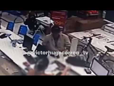 Loja é roubada em plena luz do dia no centro de Sarandi