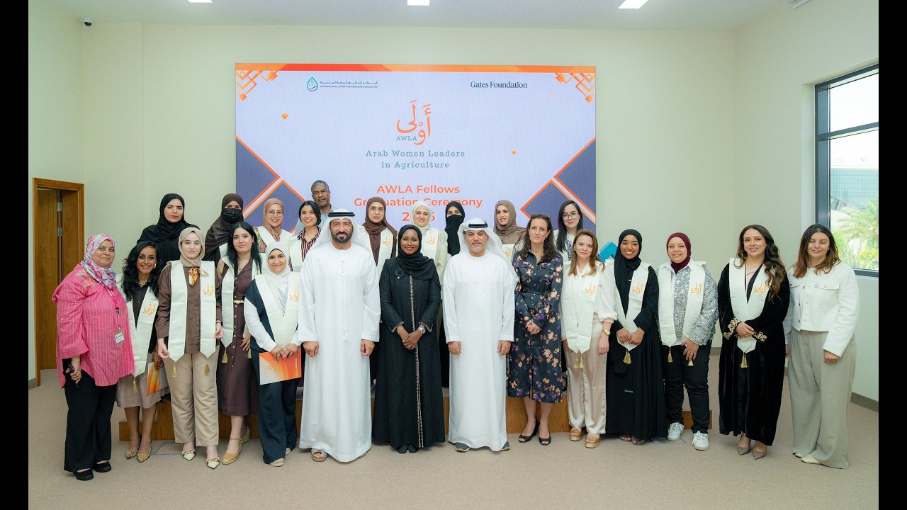 Fourth cohort of Arab women scientist's graduates from ICBA’s regional fellowship program (Awla)