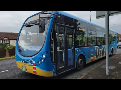 *RARE ON THE 2* Sunderland District Berries 2 to Silksworth - Go North East 5372 - NL63 XBC