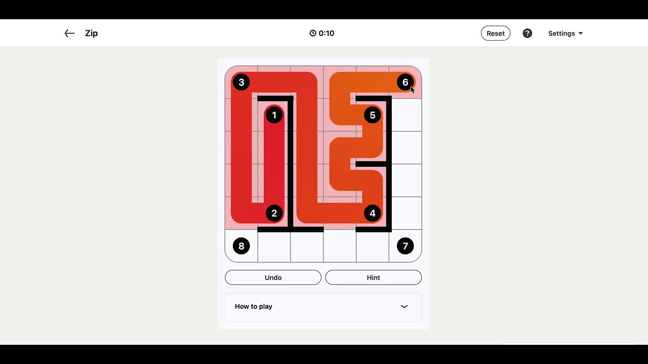 LinkedIn Zip Answer Today | 13 April 2026 - Puzzle #392