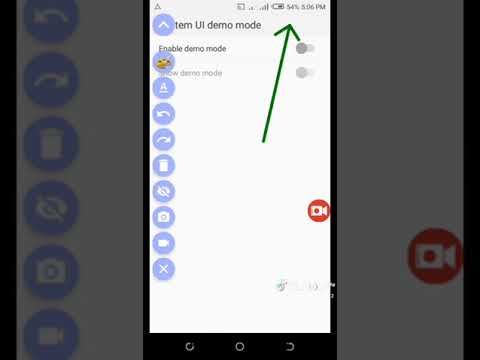 How to turn on Demo mode