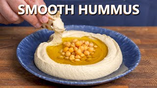 The Secret To SMOOTH Homemade Hummus