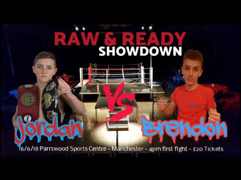 Brandon Lindop Vs Jordan Cooper - Raw & Ready Showdown 16th June 18
