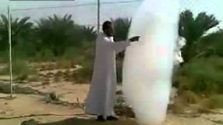 Cloud falls out of sky onto ground in UAE