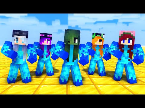 MONSTER SCHOOL : ICE MONSTER GIRLS DANCE JOANA MEME - MINECRAFT ANIMATION
