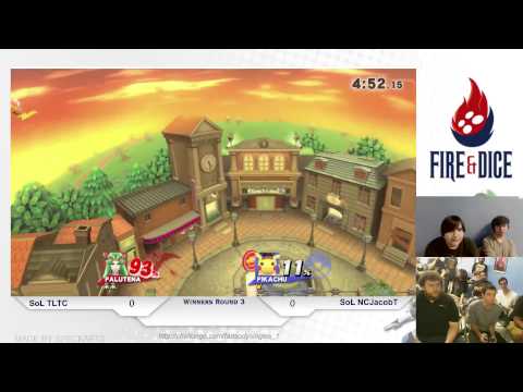 Smash or Die Young #1 - SoL TLTC (Palutena) vs SoL NCJacobT (Pikachu) - Smash Wii U