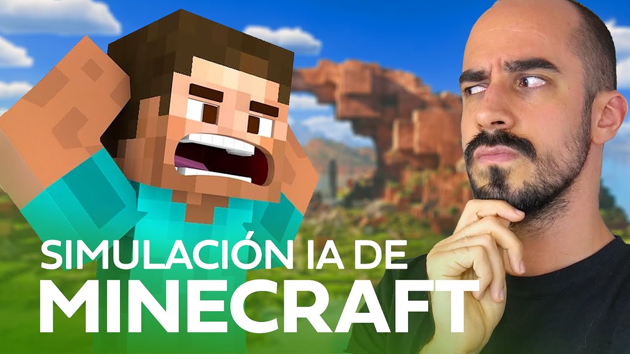 MINECRAFT SIMULADO dentro de una INTELIGENCIA ARTIFICIAL (Demo y análisis)