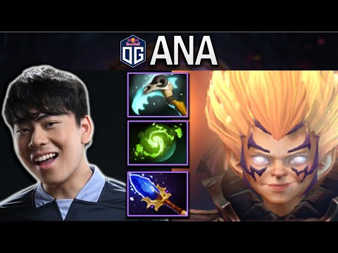 OG.ANA SMURF INVOKER WITH VYSE-REFRESHER - DOTA 2 7.30 GAMEPLAY