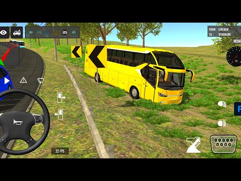 🚌Coach Bus Simulator India Off Road Driving🚧🏠Bus Game Simulator 2025 Gameplay Video