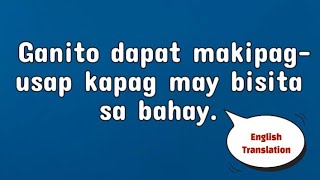 WHEN YOU HAVE VISITORS, THESE ARE HELPFUL SENTENCES! | Translation