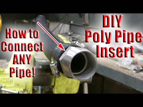 How to connect poly pipe