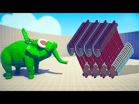 ZOMBIE ELEPHANT vs EVERY GOD - Totally Accurate Battle Simulator TABS
