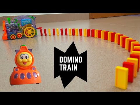 Domino Funny Train | Domino Stacking Train Toy | Unboxing & Review | train video