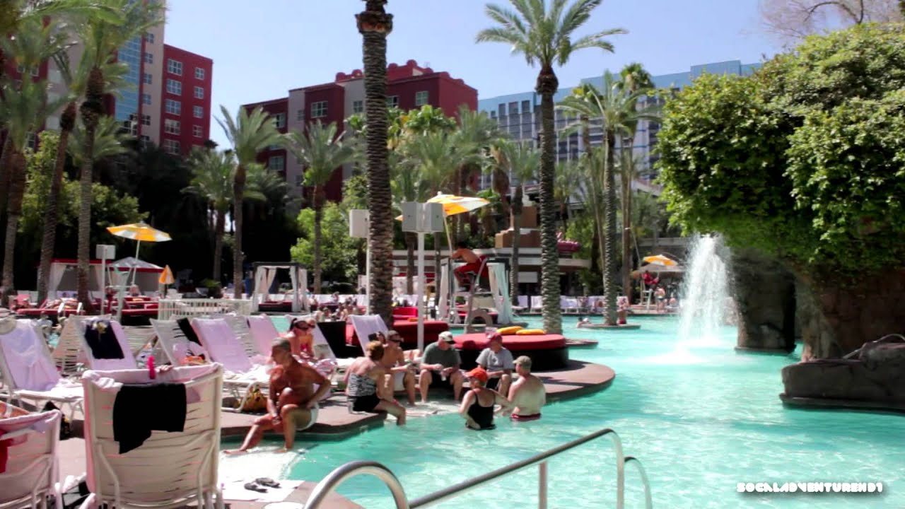 Tour of Flamingo GO Pool - Flamingo Las Vegas - HD