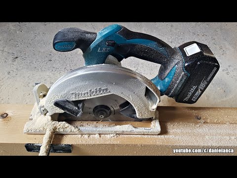 Makita DHS710Z Akumuliatorinis diskinis pjūklas, 2x18V, 68,5 mm, ø190x30mm, Be akumuliatorių ir kroviklio! video