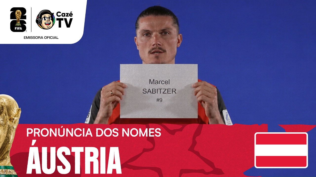 APRENDA A FALAR OS NOMES DOS JOGADORES DA ÁUSTRIA DA COPA DO MUNDO FIFA™ 2026