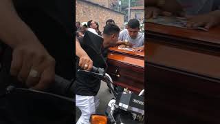 When a motorcyclist dies in Brazil, his funeral is like this #shorts
