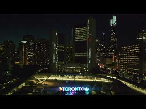 Drake Scorpion Projection Mapping - City Hall Toronto