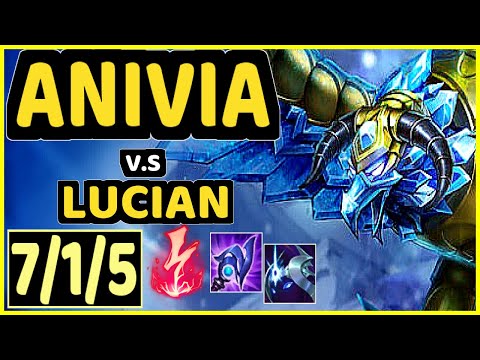 SHOWMAKER (ANIVIA) vs LUCIAN - 7/1/5 KDA MID GAMEPLAY - KR Ranked DIAMOND