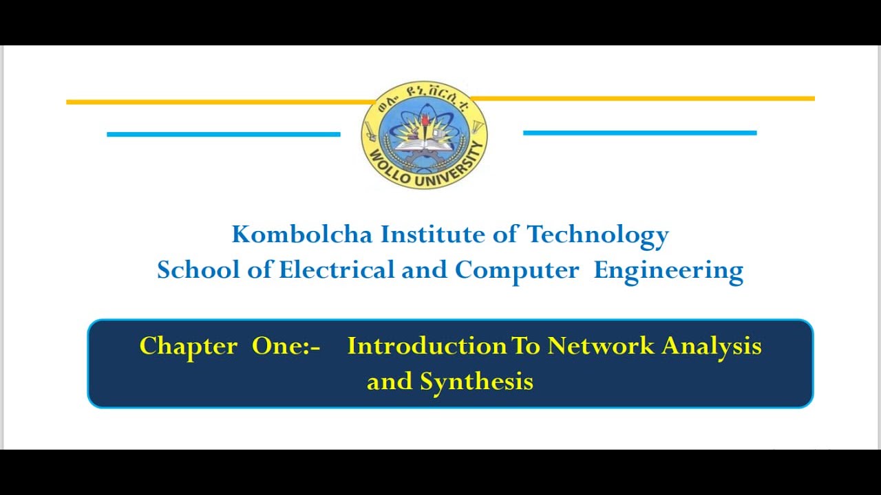network analysis and synthesis