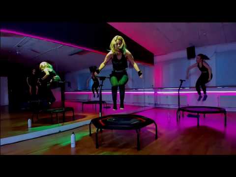 TRAMPIT© 10 - Best Full Rebound Workout Fitness on home Trampoline - FREE no1 VIDEO
