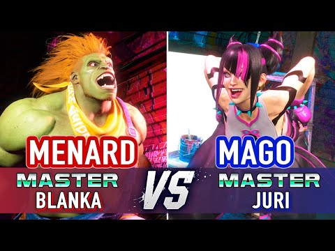 SF6 🤜 MenaRD (Blanka) vs Mago (Juri) 🤛 Street Fighter 6 High Level Gameplay