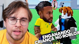 neymar ENGANANDO crianças no ROBLOX