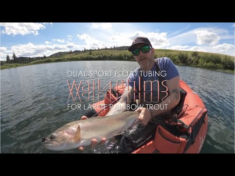 BIKE IN : Dual Sport float tube fly fishing!