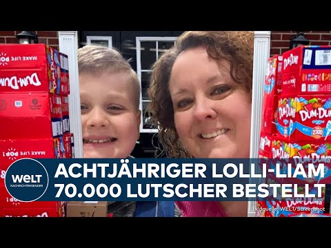LOLLI-LIAM: Achtjähriger bestellt versehentlich 70.000 Lutscher - Amazon liefert aus!