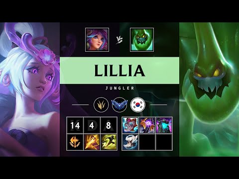 Lillia Jungle vs Zac - KR Diamond Patch 25.04