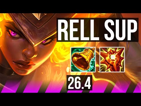 RELL & Tristana vs THRESH & Jinx (SUP) | KR Grandmaster | 26.4